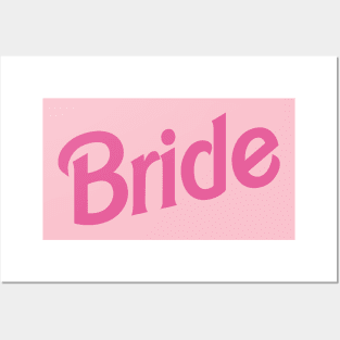 Bride Barbie logo Posters and Art